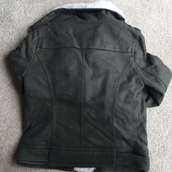 American Eagle olive green wool jacket - Picture 4 of 5